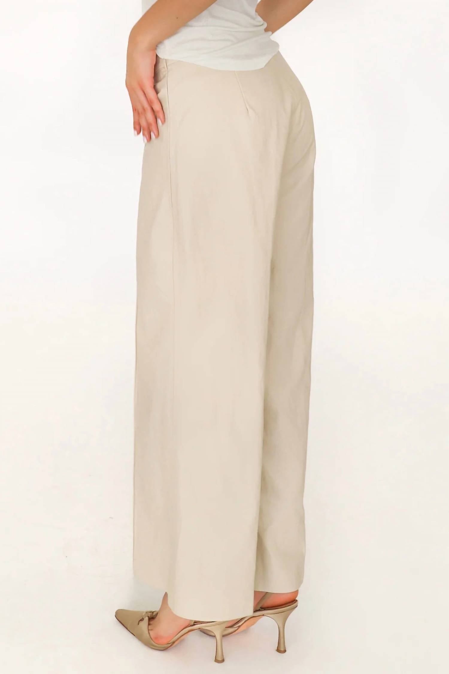 Another Love - Sparkle Wide Leg Vegan Leather Pants