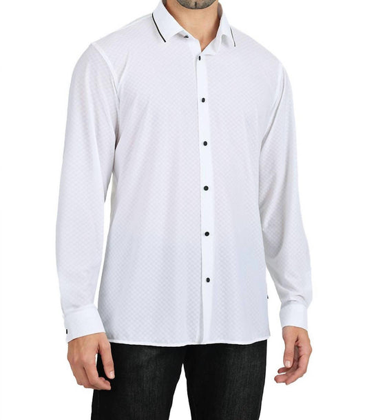 Barabas - Solid Diamond Long Sleeve Shirt