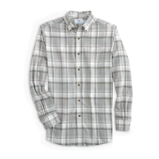 Southern Tide - Flannel Intercoastal Avondale Plaid Heather Sportshirt