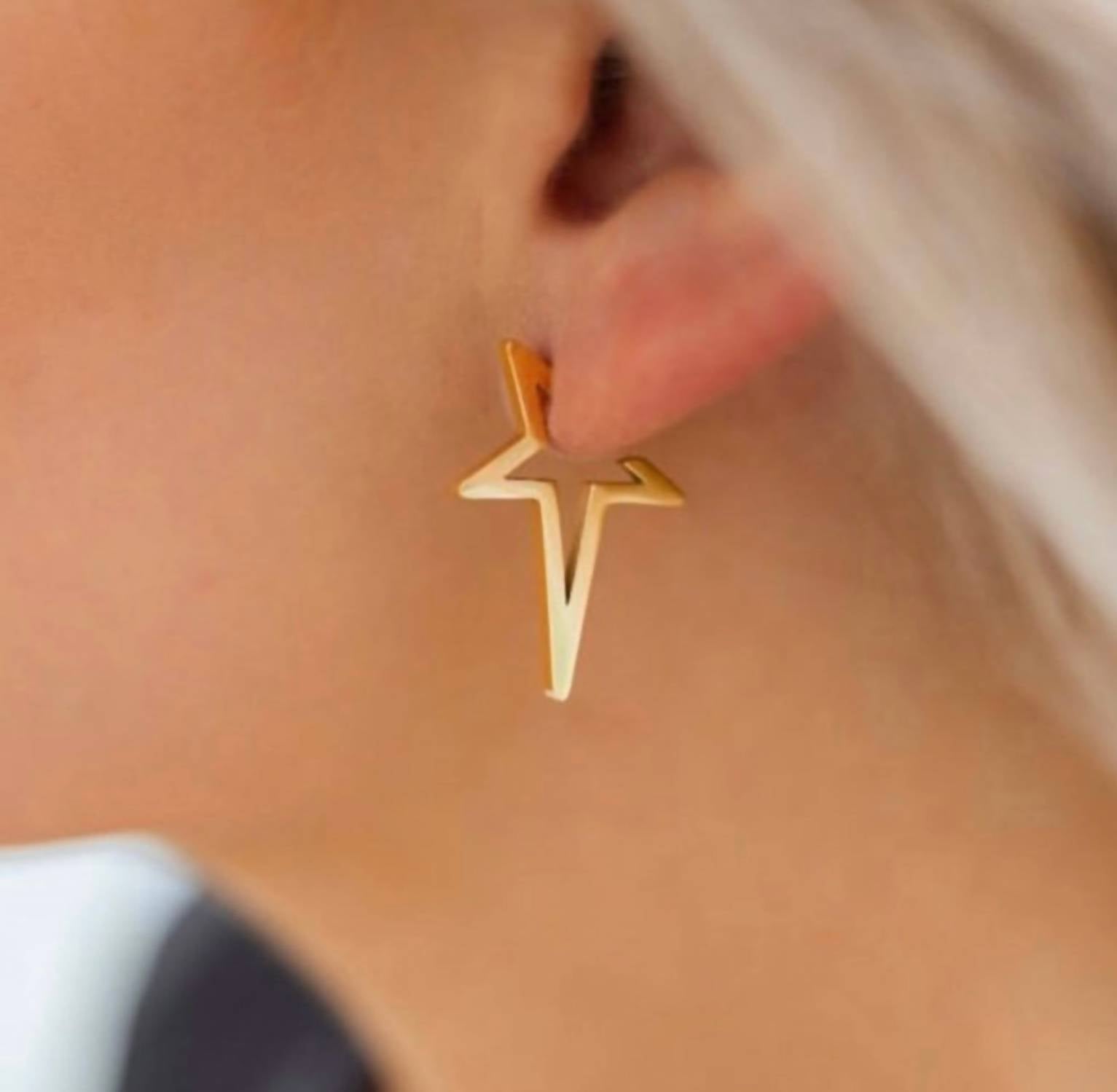 Sahira Jewelry Design - Women's Star Studded Earrings