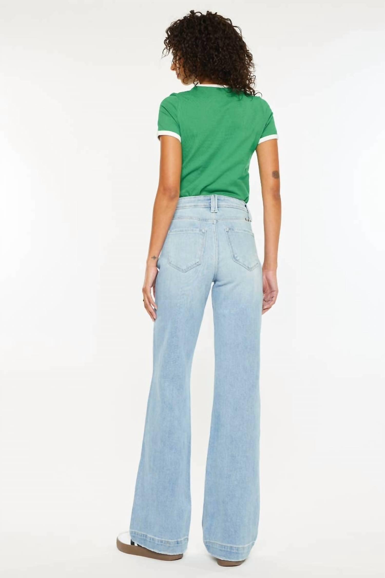 Kancan - Wide Leg Flare Jeans
