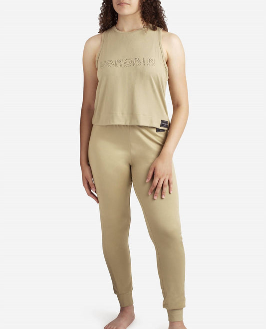 Danskin - High Neck Tank Sleep With Jogger Set
