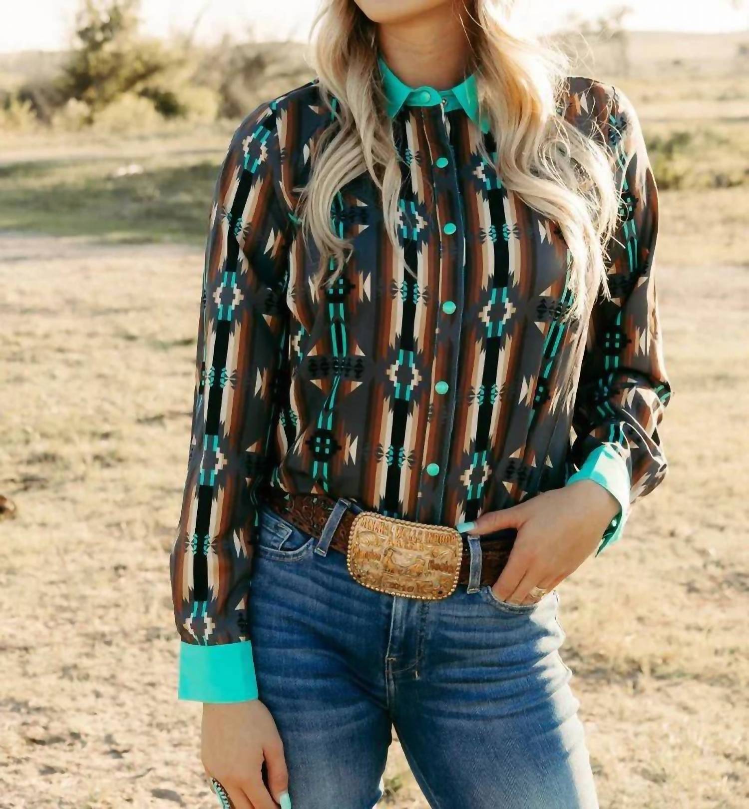 Sterling Kreek - Dirt Road Snap Front Long Sleeve Shirt