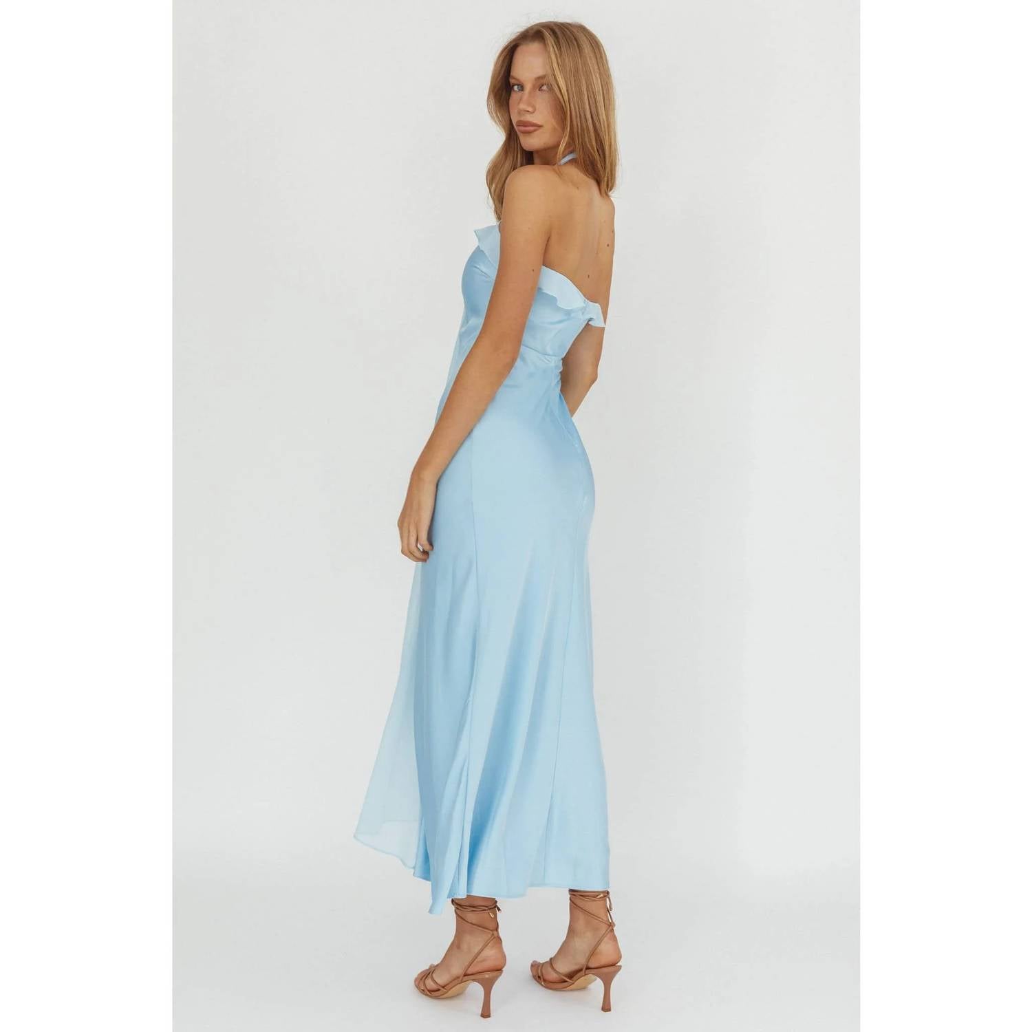 One And Only Collective - Halter Drape Dress