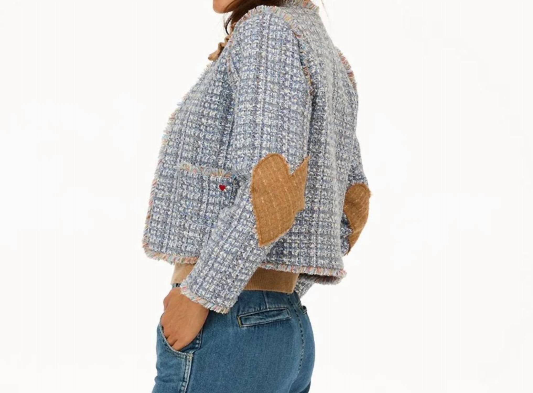 Kerri Rosenthal - Fringe Tweed Short Jacket