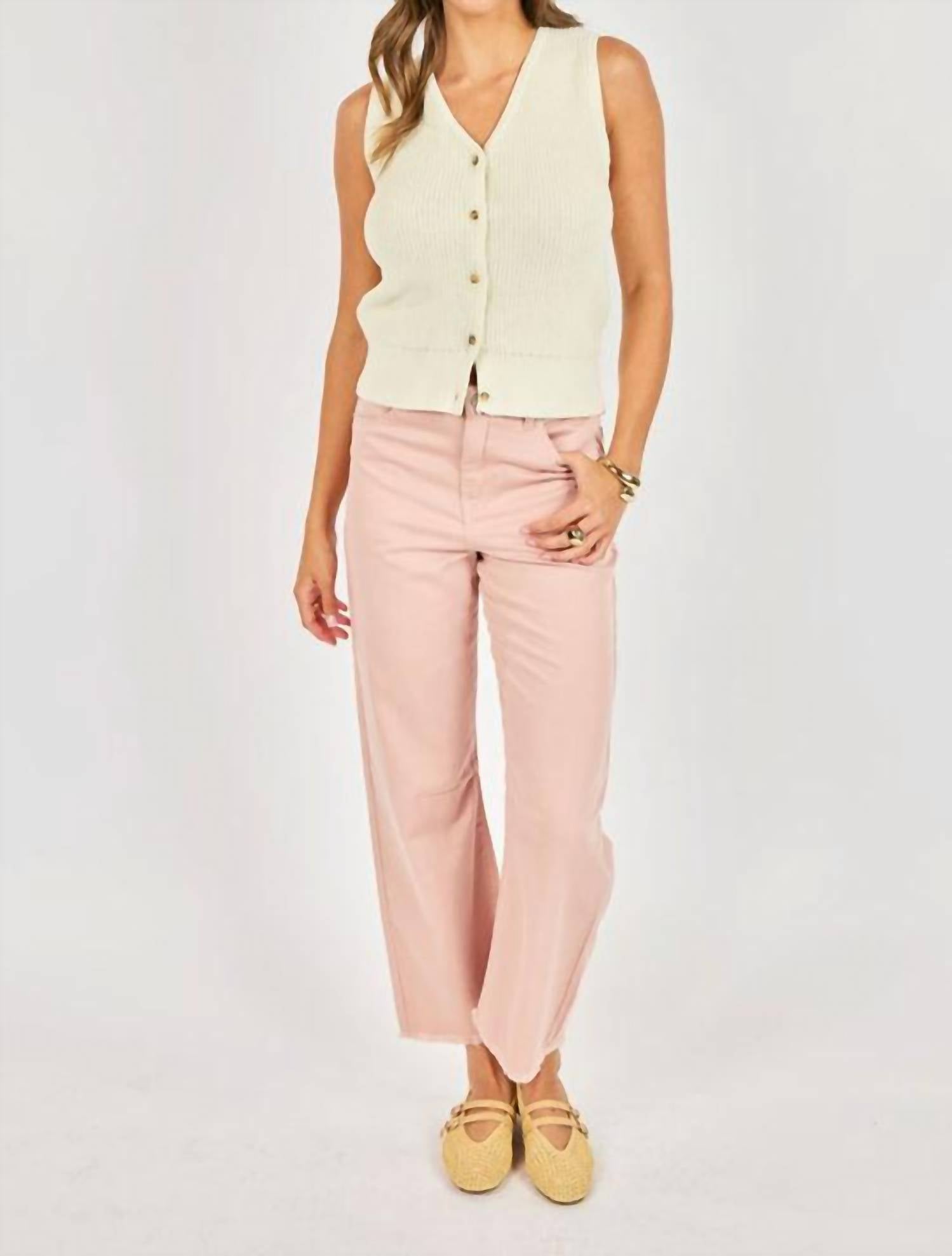 Sadie & Sage - Judie Denim Barrel Pants
