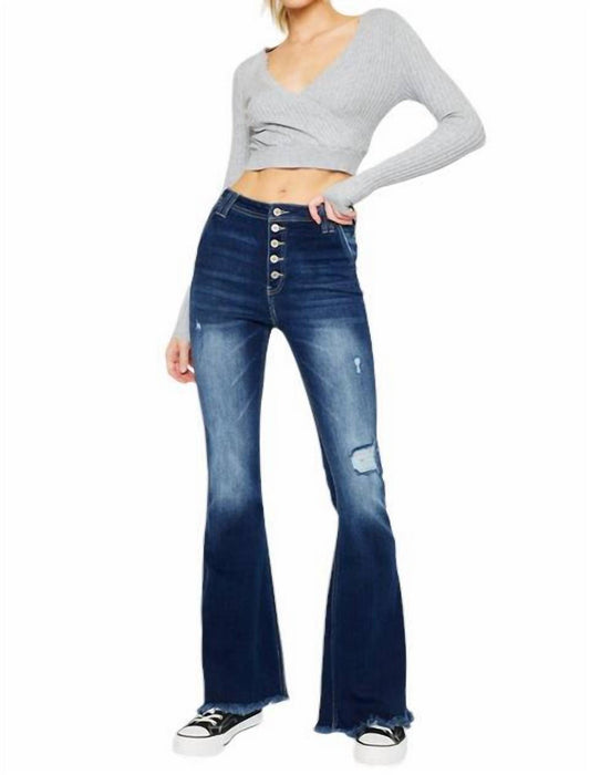 Kancan - Brittney High Rise Flare Jeans