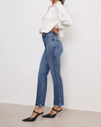 Good American - Soft-tech Good Curve Straight Jeans