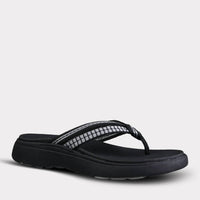 Mykos Women's Nami Thong Sandal in black - women's sandal - alternate view