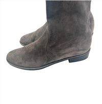 Stuart Weitzman - Lowland Flat Stretch Suede Over The Knee Boots