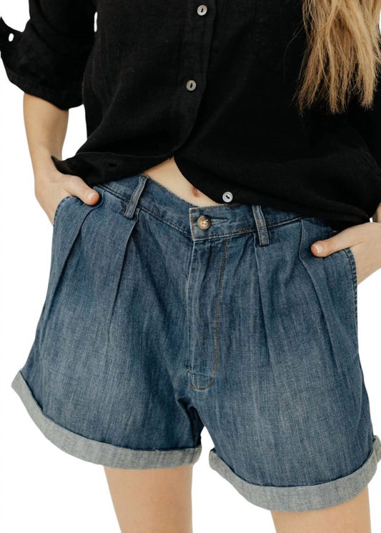 Denimist - Blair Double Pleated Short