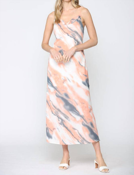 Tie Dye Maxi Slip Dress