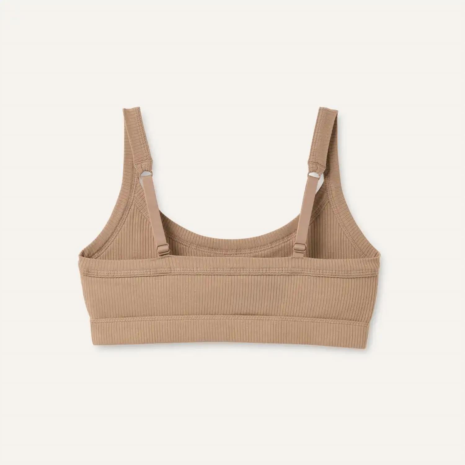 UGG Tesla Ribbed Lounge Bralette in silver taupe - women's intimate - alternate view