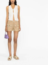 Valentino - Stretch Cotton Low Rise Shorts