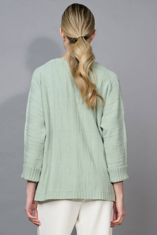 Picadilly - 3/4 Sleeve Textured Top