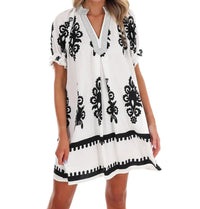 Umgee - Summer Story Print Mini Dress