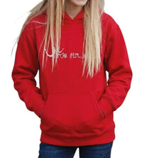 Cruel Girl Jeans Pullover Hoodie in red - kids' shirt
