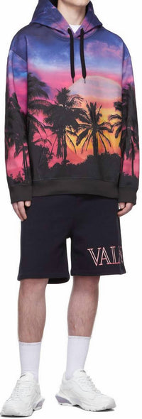 Valentino - All-over Printed Drawstring Hoodie