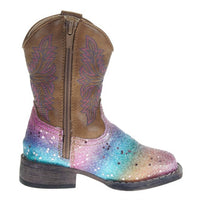 Roper - Girl's Rainbow Glitter Boots