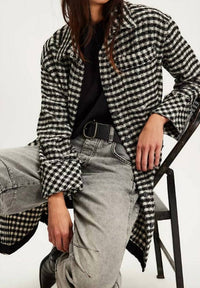 Free People - Get Around Houndstooth Shacket