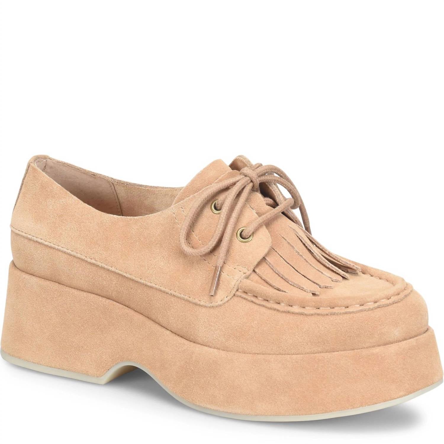 KORK-EASE Women's Penelope Platform Loafers in natural - women's flats