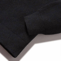 Grayers Men's Ernest Cotton Cashmere Crew Sweater in charcoal - women's sweater - alternate view