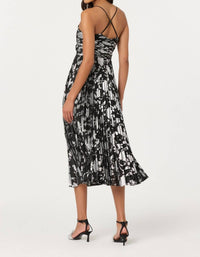 Astr - Saoirse Pleated Midi Dress