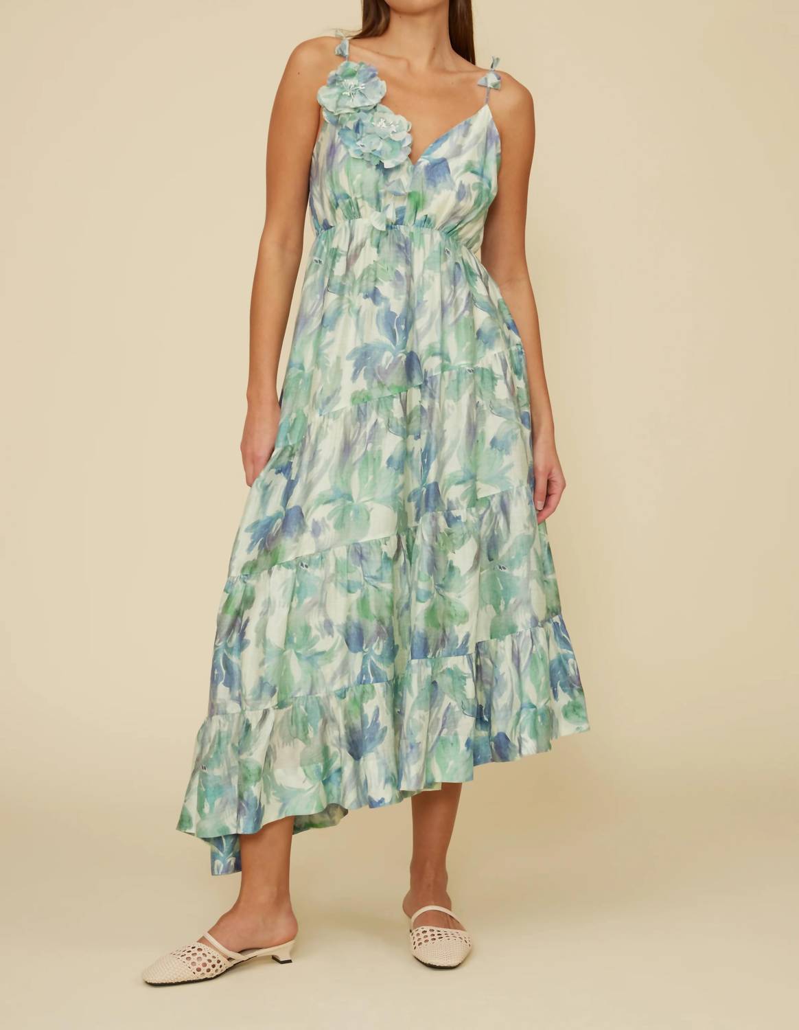 Lucy Paris - moret flared dress