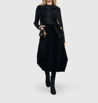Alembika - Licorice Velvet Skirt