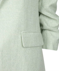 ESQUALO Pietta Linen Look Blazer in pastel green - women's jacket - view 5