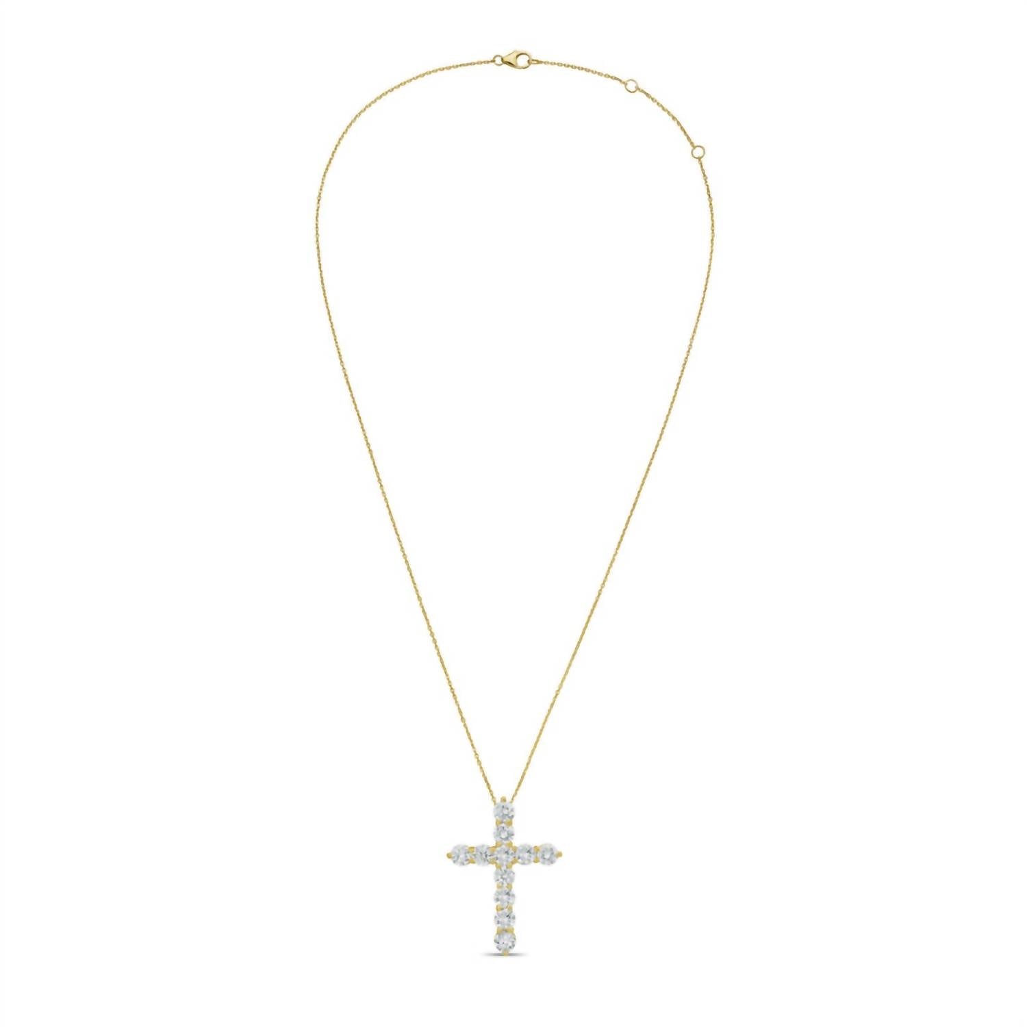 Diana M Jewels - Women's Round Lab-Grown Diamond Pendant Necklace (1.00 Ct) - Delicate
