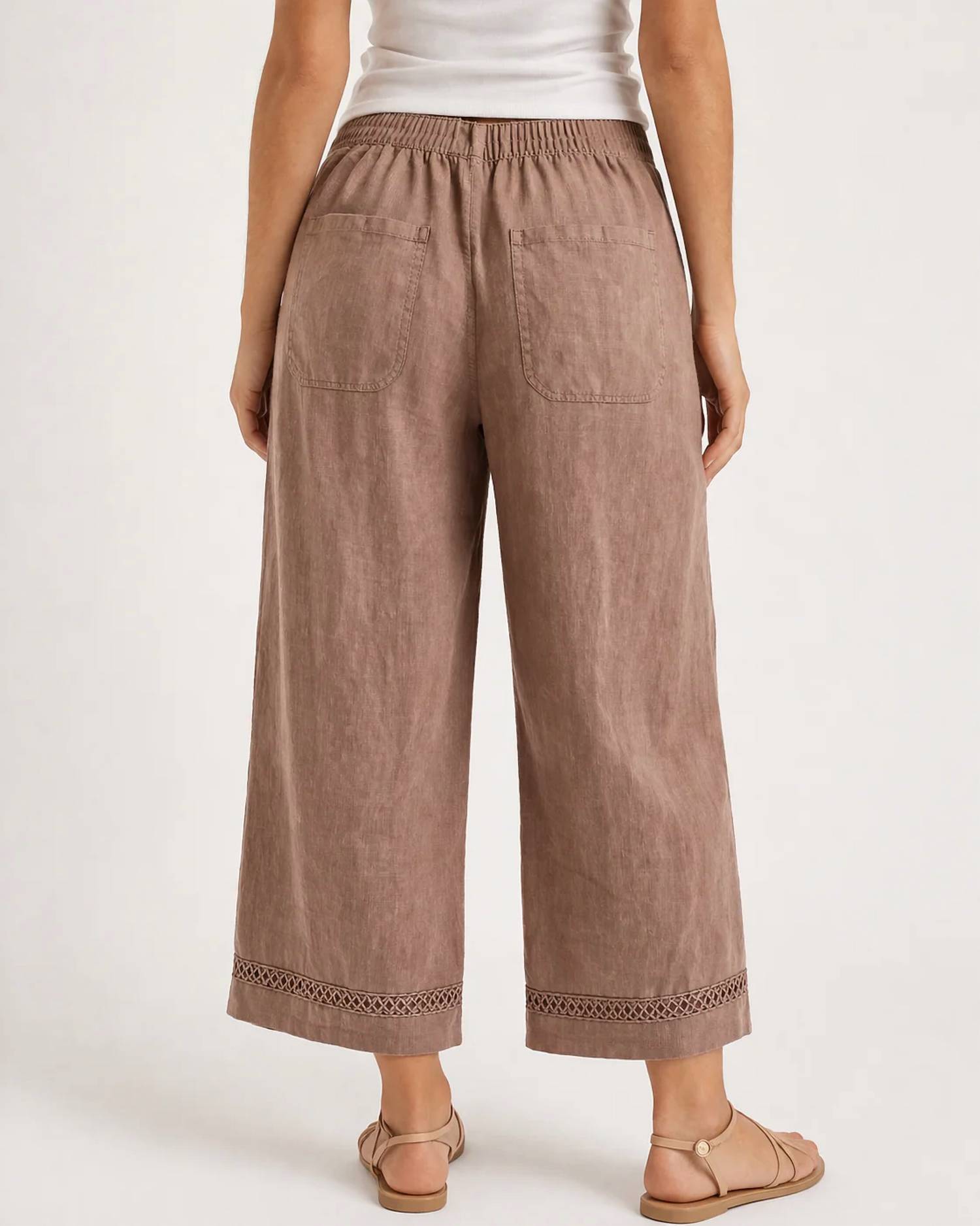 Splendid - Women's Stella Linen Trim Pants