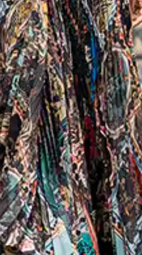 RANNA GILL Everly Pleated Maxi Dress in multi color - women's dress - detail view