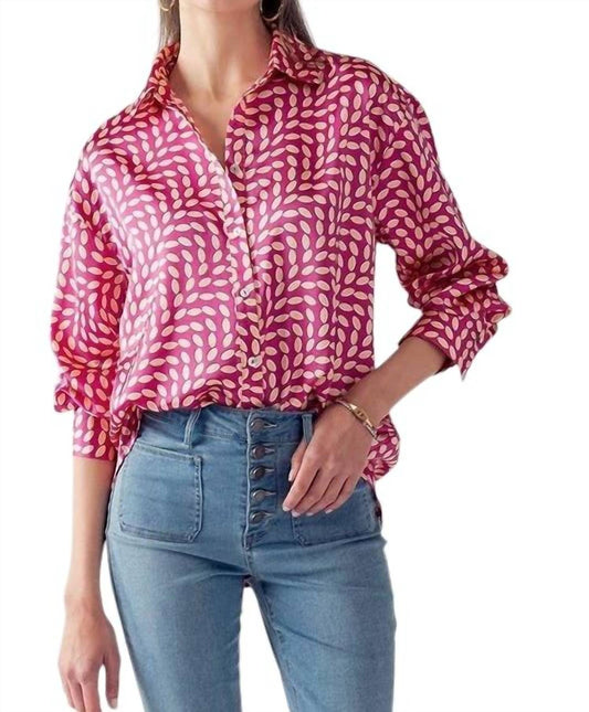 Urban Daizy - Elsie All Over Printed Button Down Top