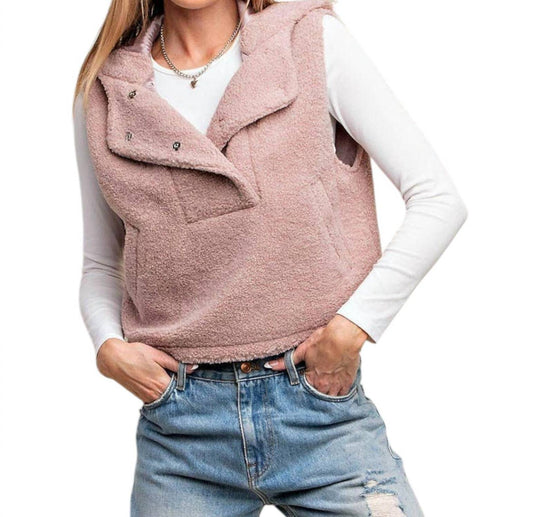 Kori - Sherpa Fleece Vest