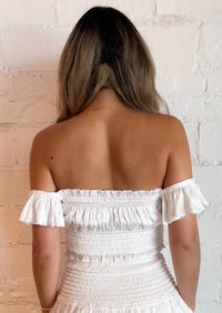 Reset By Jane - Ruffle Sleeve Smock Top