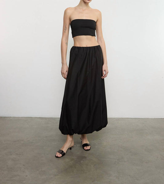 Enza Costa - POPLIN BUBBLE SKIRT