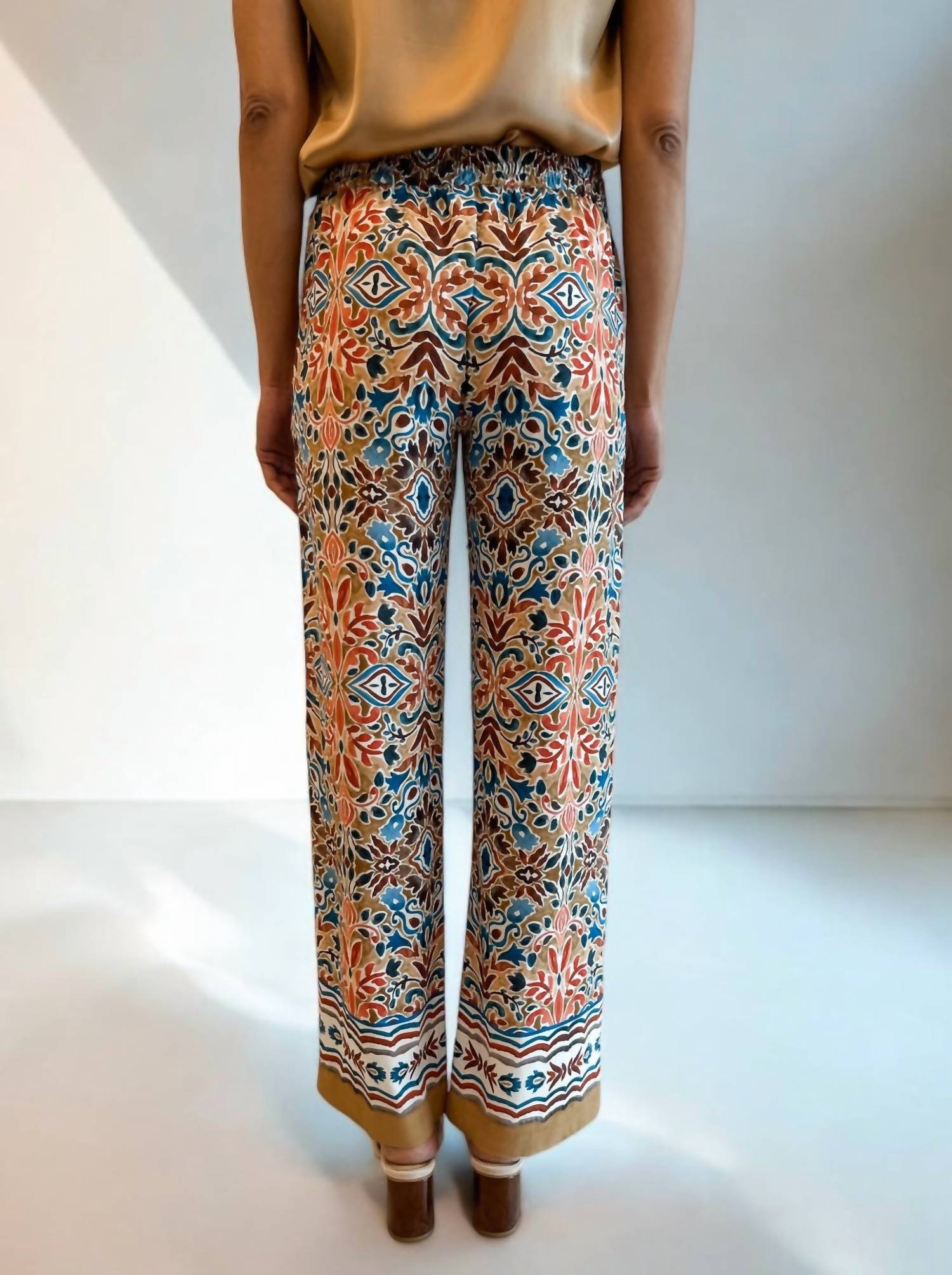 Go By Go Silk - Go Wide Angle Pant Placed