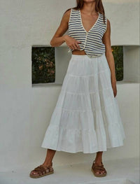 By Together - Winslet Button Down Vest Top