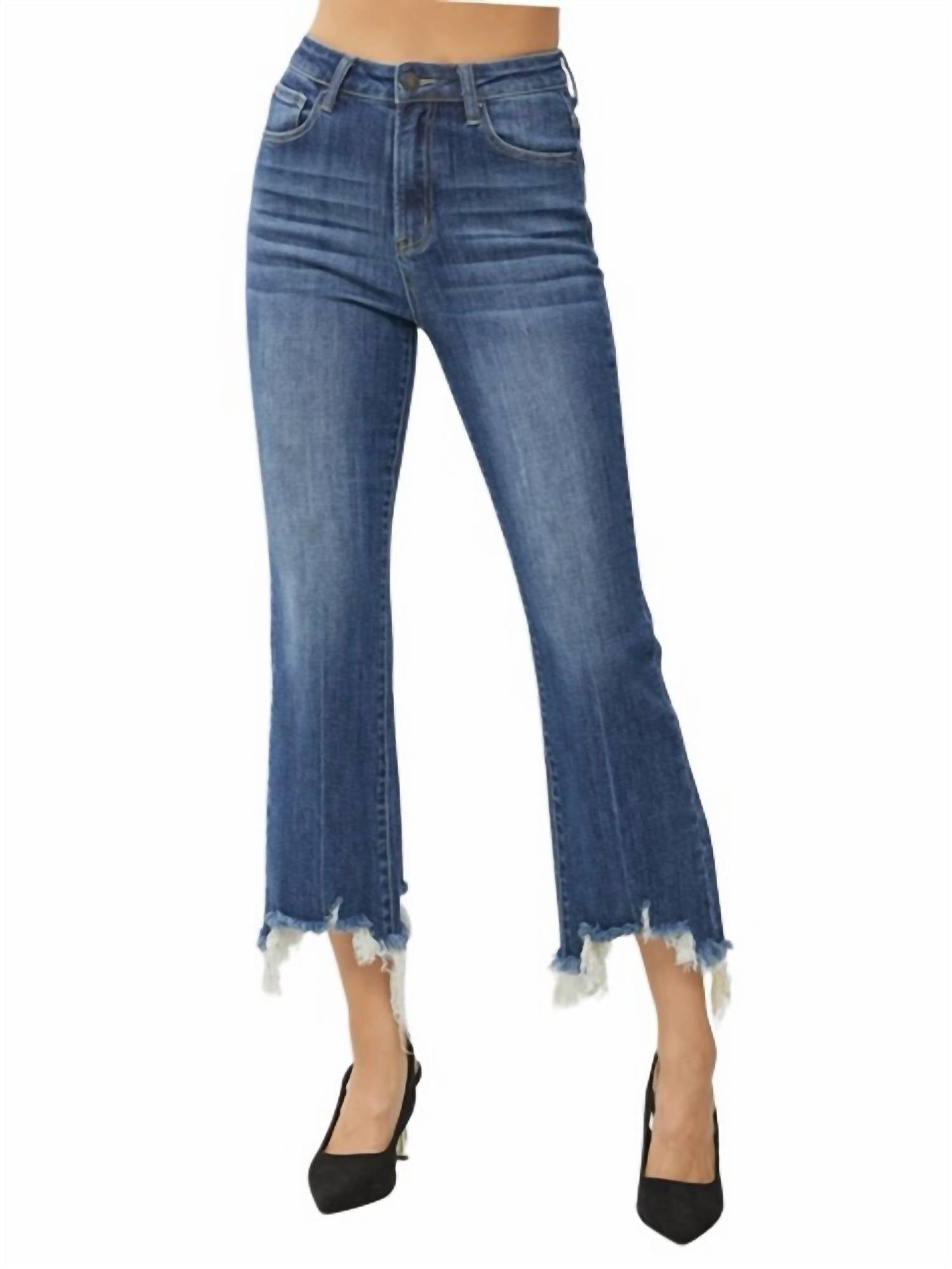 Risen - No Satisfaction Ankle Flare Jeans