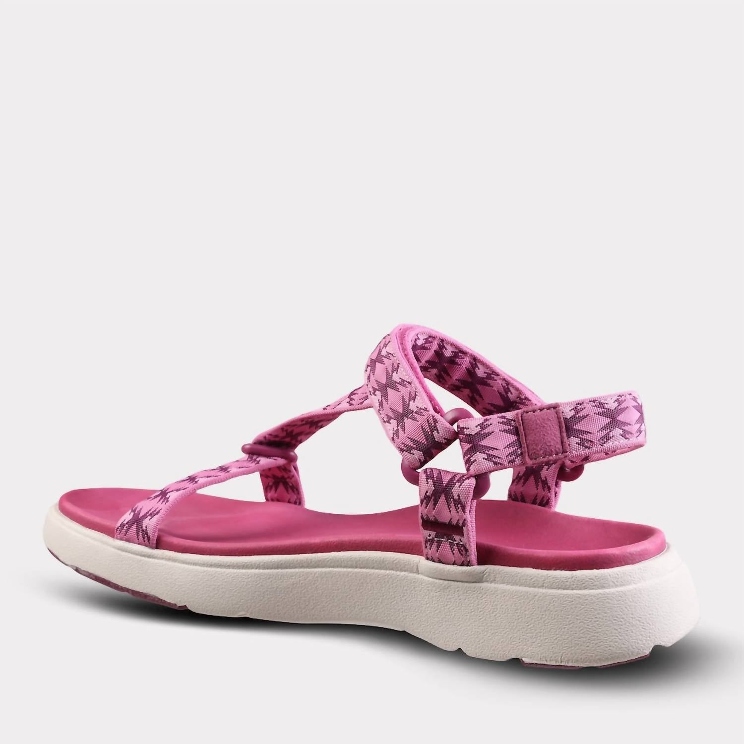 Mykos Women's Solstice Hook & Loop Sandal in fuchsia - women's sandal - view 6