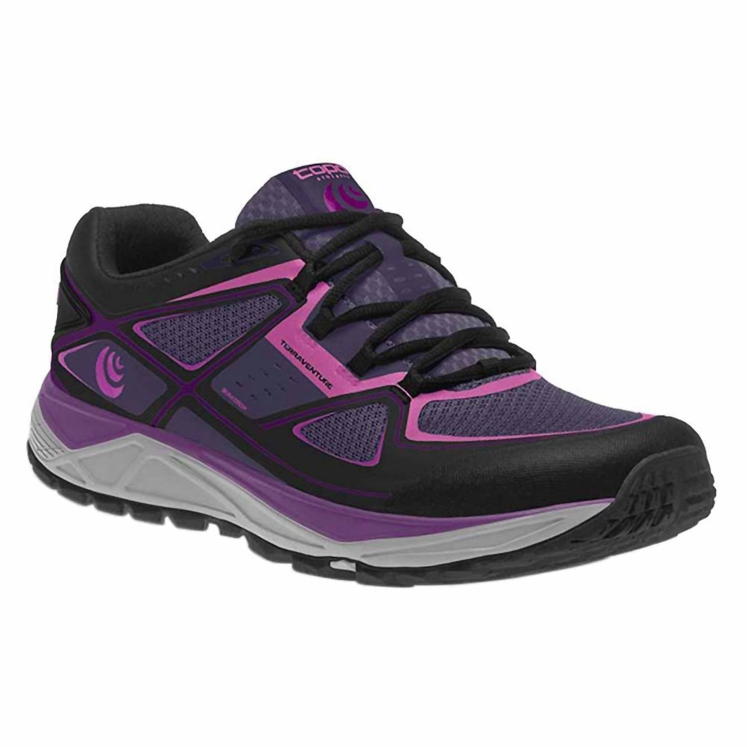 Topo Athletic Women's Terraventure Shoe in purple black - women's sneaker