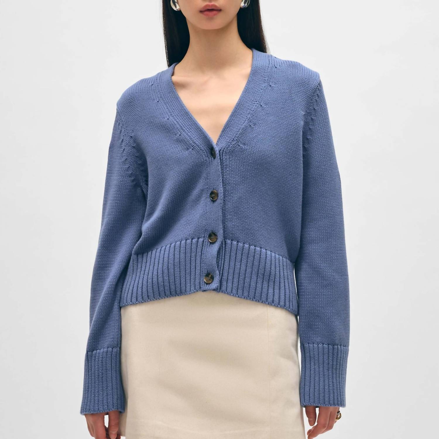 White + Warren - Organic Cotton Cardigan