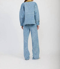 En Saison - Tarak Long Sleeve Color Block Denim Jacket