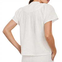 Rails Women's Sayer Shirt in white - women's blouse - detail view