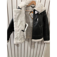 Decrum - Women's Genuine Leather Shearling Jacket