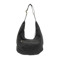 Joy Susan Women's Rochelle Large Crescent Bag in black - women's bag - alternate view