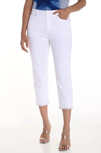 Frank Lyman - Slim Fit Cropped Pant