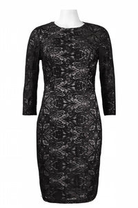 Sue Wong - Ornament Motif Open-Back Dress