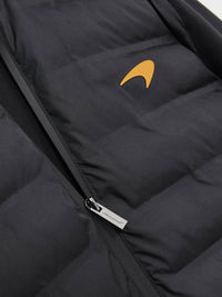 Reiss Mclaren F1 Team Quilted Hybrid Jacket in black - men's jacket - view 5